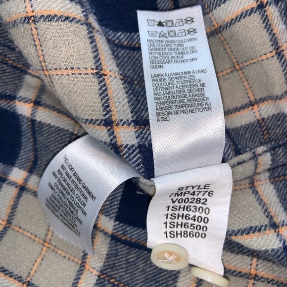 Lucky Brand Plaid Flannel Button Down - Picture 8 of 11